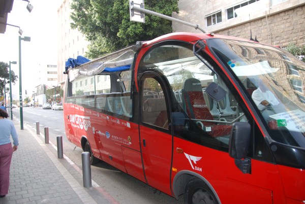 israel tour bus